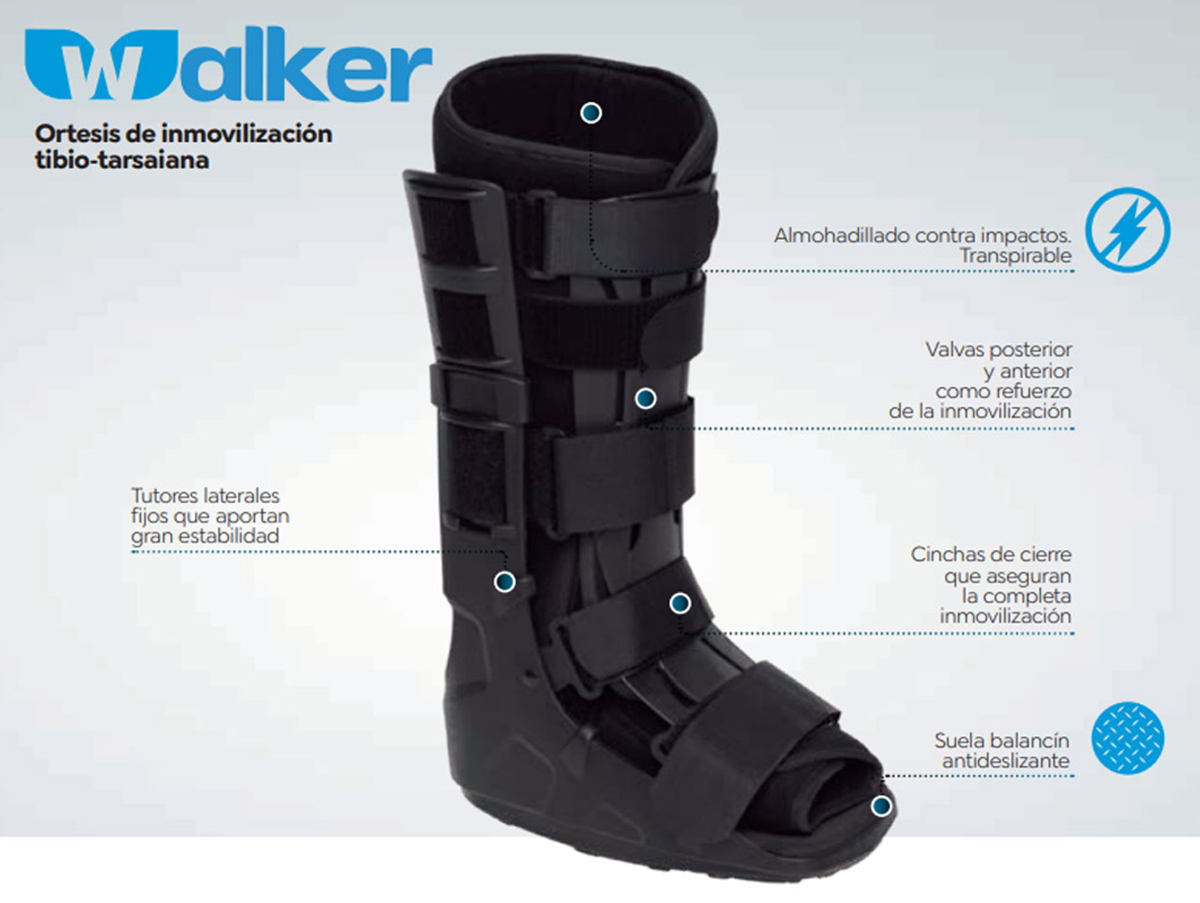 Walker Protect W201 ortesis inmovilizadora corta de tobillo y pie